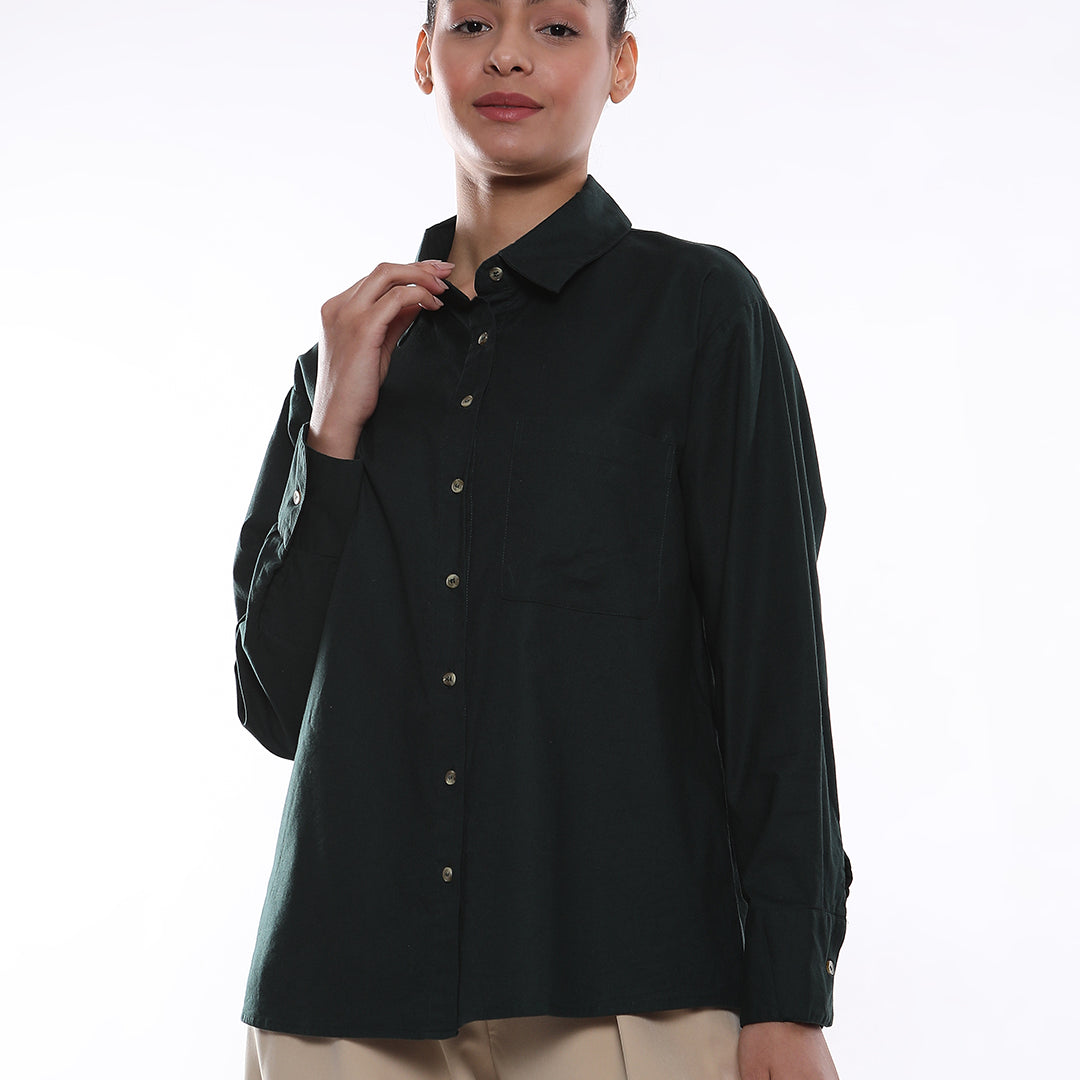 Alanis Oversized Cotton Shirt