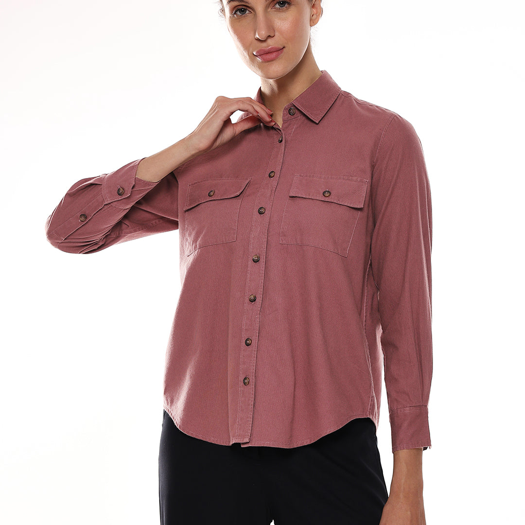 Analia Cotton Utility Shirt