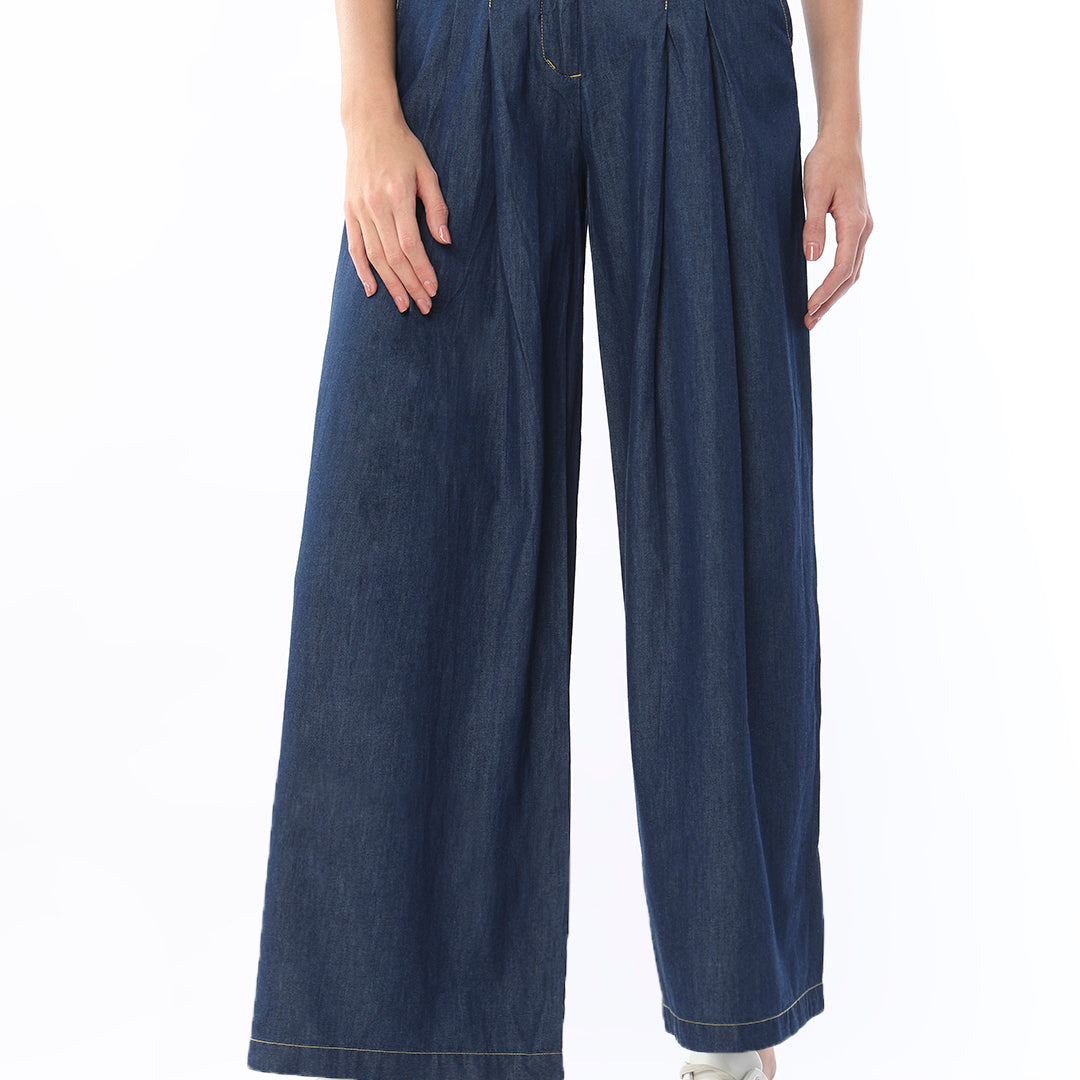 Freedom Wide Leg Denim Pants