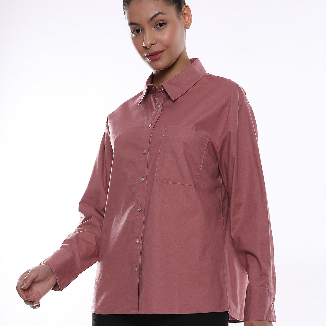 Alanis Oversized Cotton Shirt