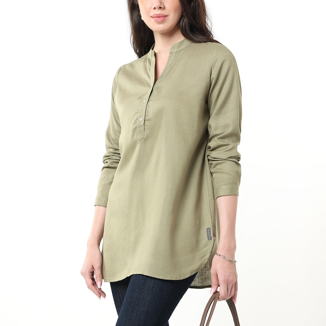 Gemini Linen Tunic Top