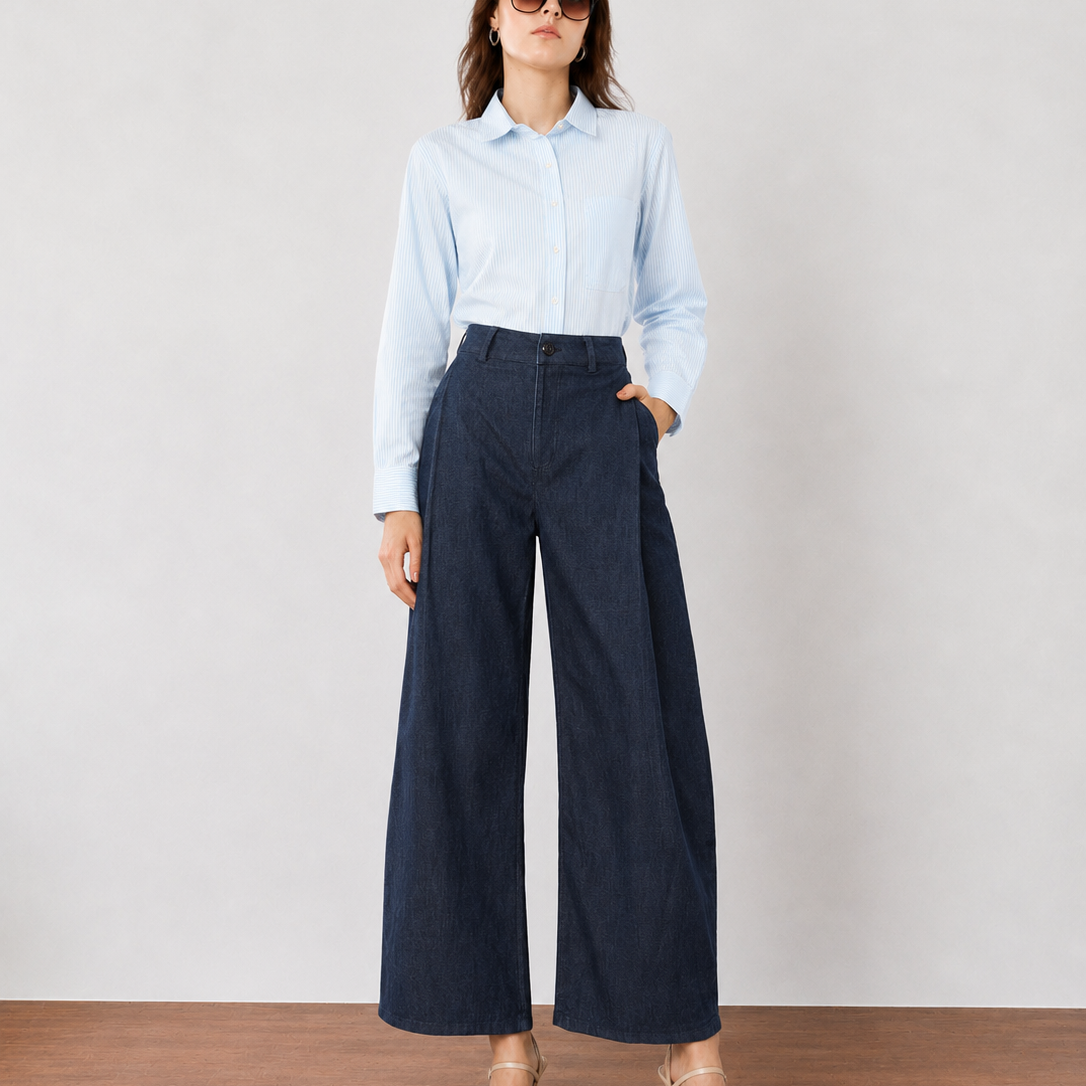 Gigi Barrel Denim Pants