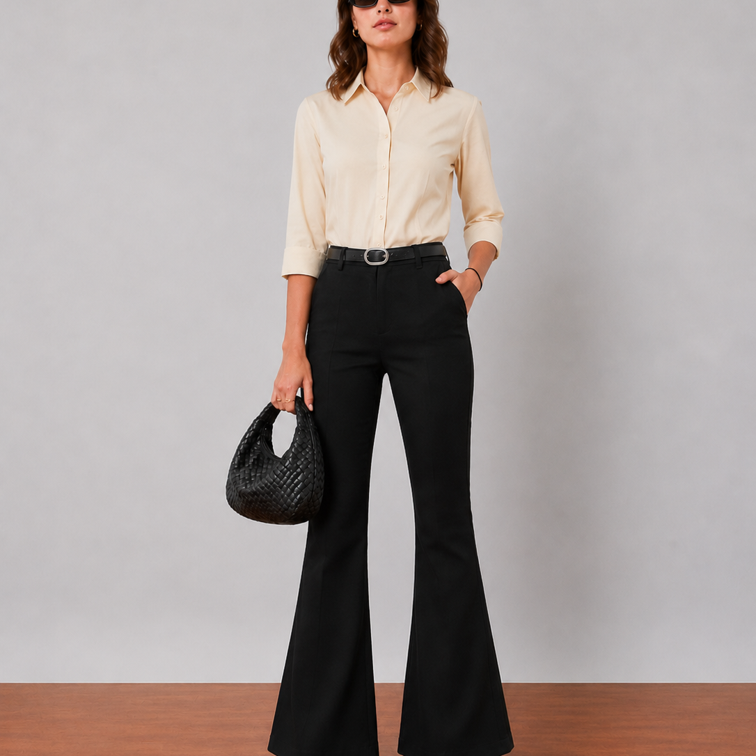 Frankie Bootcut Cotton Pants