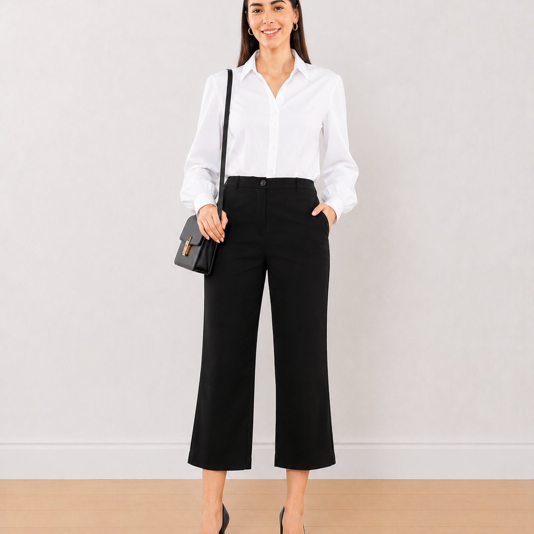 Bella Formal 3/4th Straight Pants