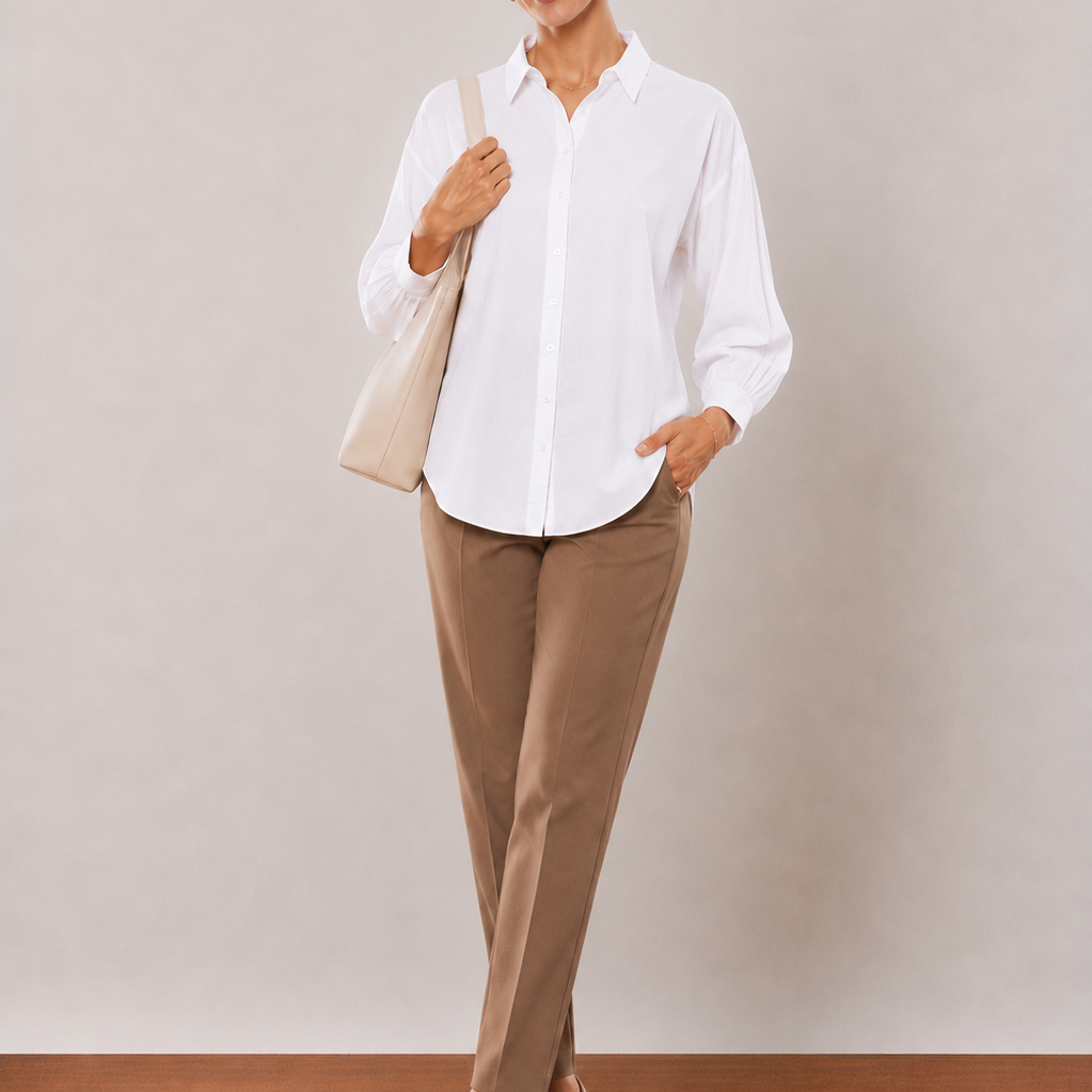 Alexis Formal Cotton Linen Shirt