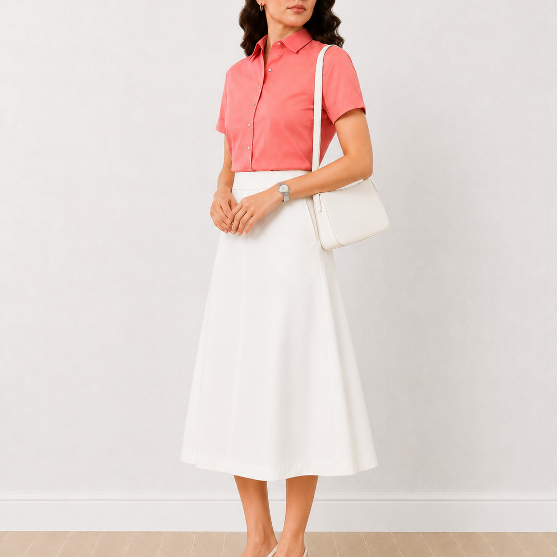 Ariana Formal Half Sleeves Cotton Shirt