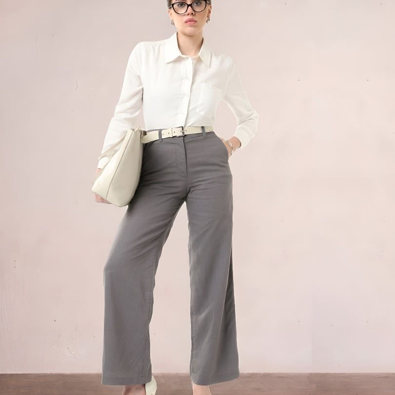 Gabriela Straight Linen Pants