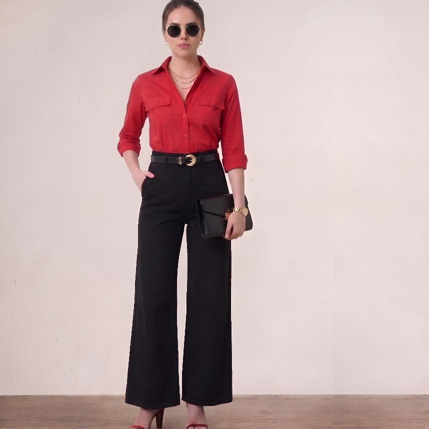 Gracy Cotton Utility Shirt