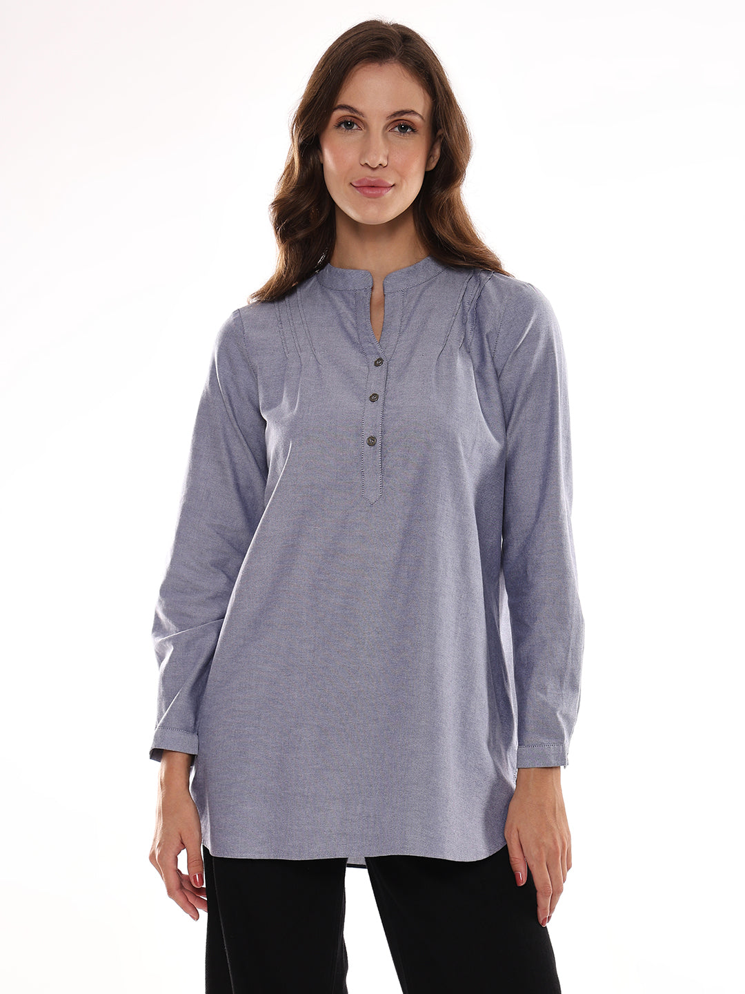Front Side of Istanbul Fit Women's Kurta Shirt - from Gazillion