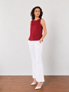 Etta Cotton Classy Formal Sleeveless Top