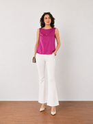 Epigamia Cotton Classy Formal Sleeveless Top