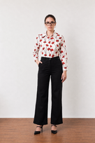 Greth Red Floral Print Shirt