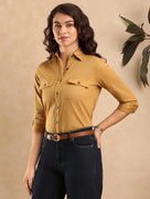 Analia Cotton Utility Shirt