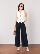 Ginger Linen Vest