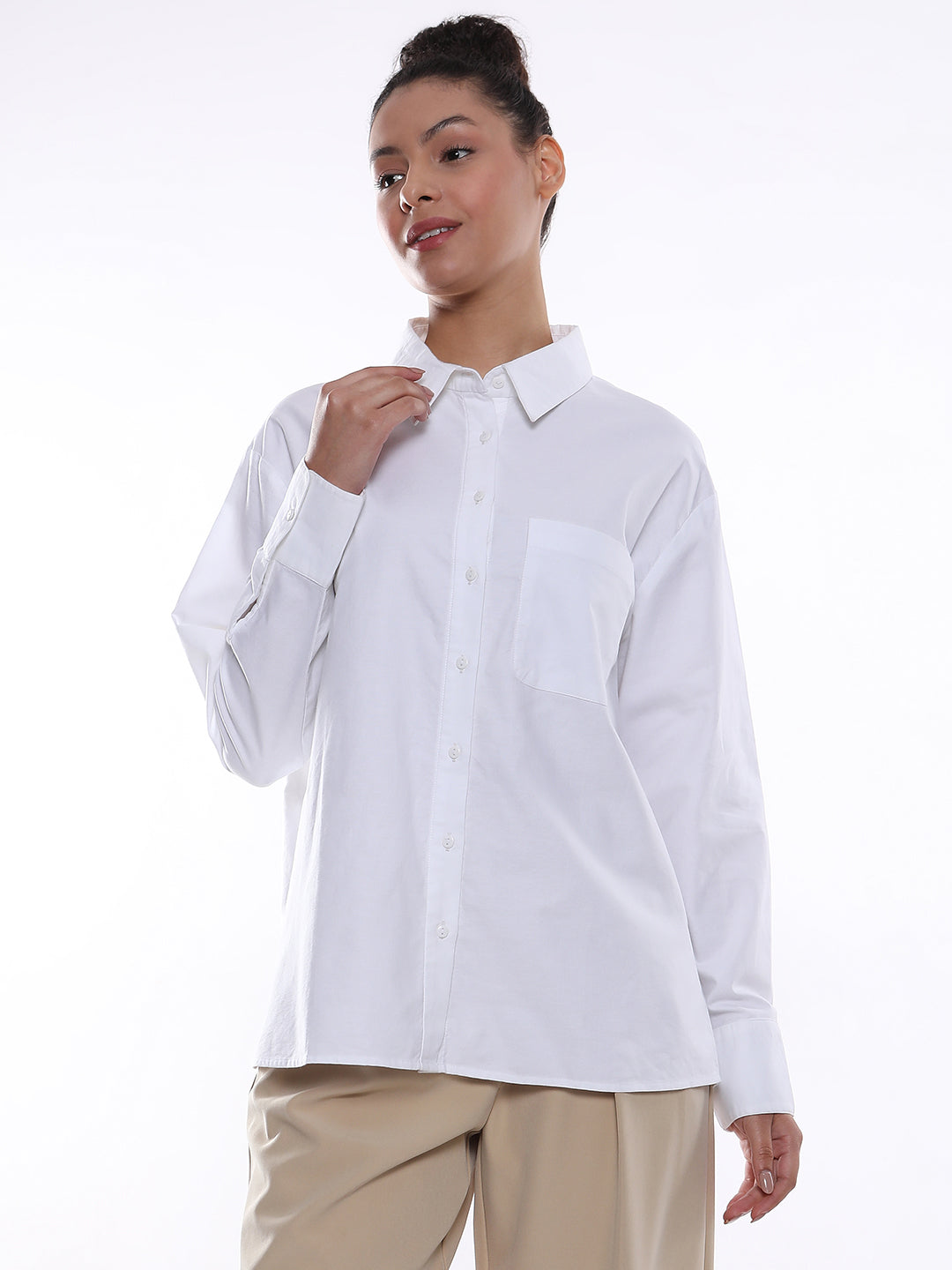 Ava Oversized Cotton Shirt