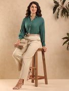 Daphne Striped Viscose Party Shirt