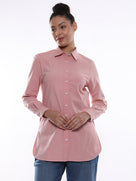 Anemone Coloured Denim Longline Shirt