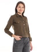 Dani Cropped Light Trucker Jacket