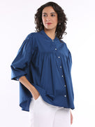 Ellie Blue Stylish Cotton Shirt