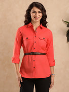 Dalton Shirt with Leather Belt