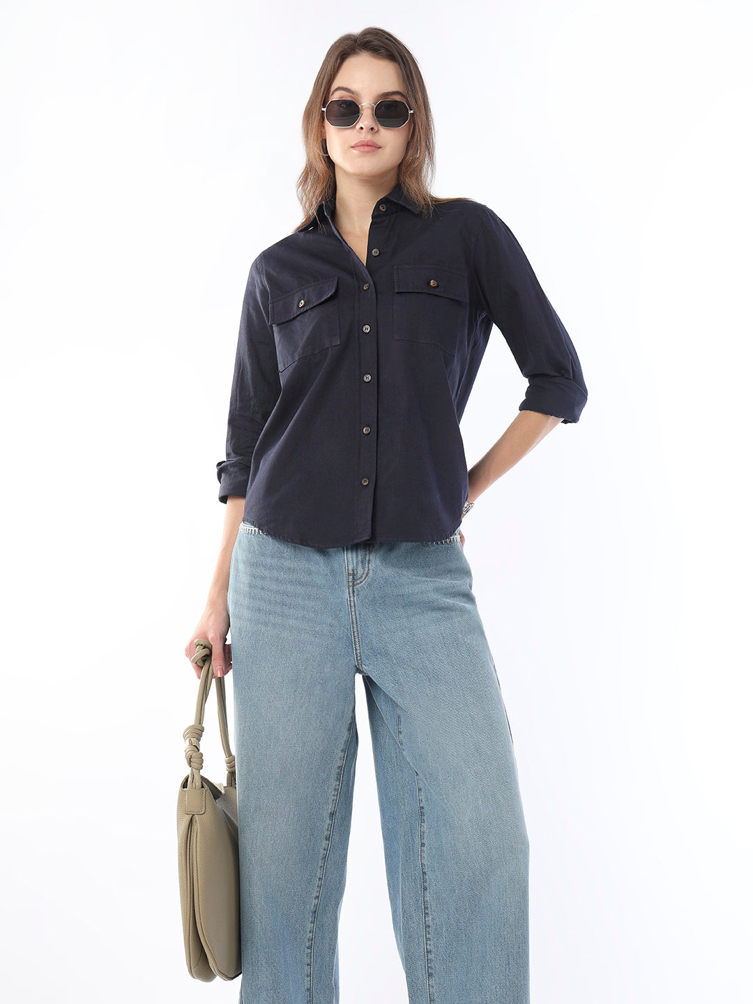 Analia Cotton Utility Shirt