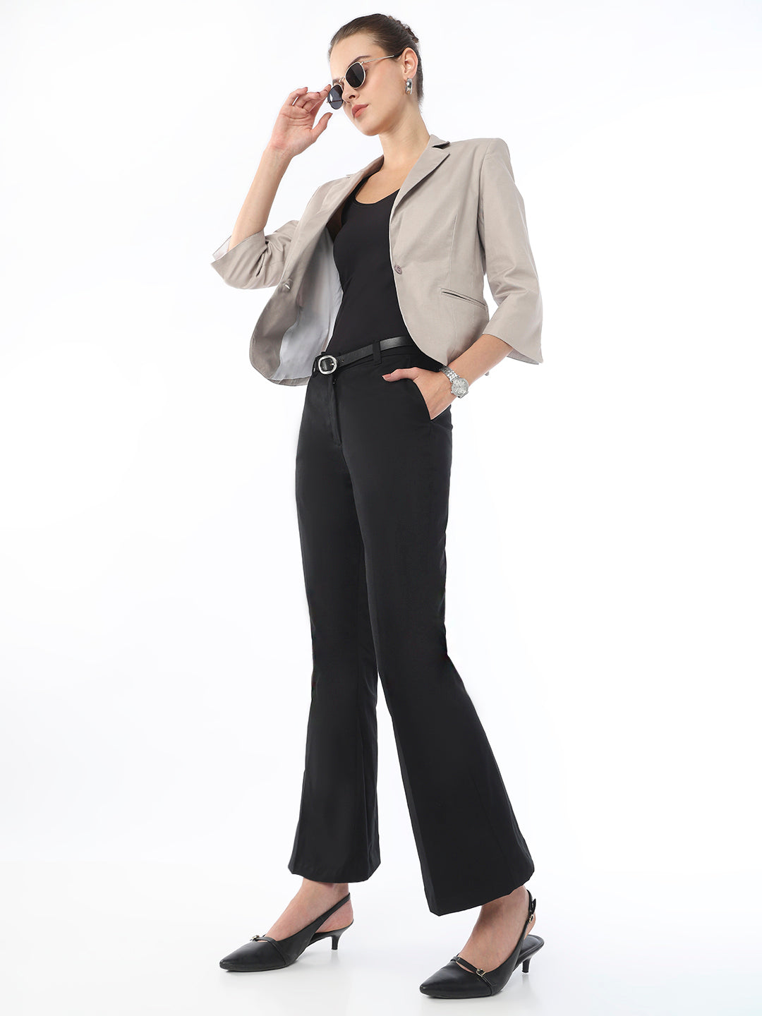 Frankie Bootcut Cotton Pants