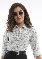 Barilla Floral Print Cotton Shirt