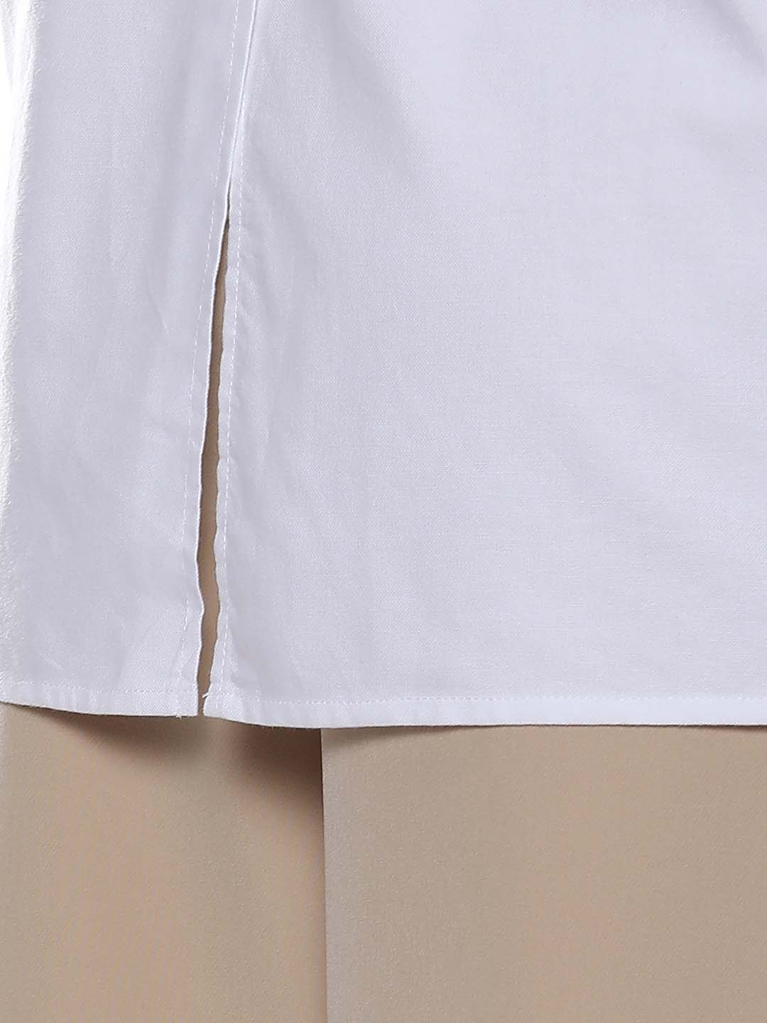 Ava White Oxford Cotton Oversized Shirt for Women - Copenhagen Fit from GAZILLION - Back Detail