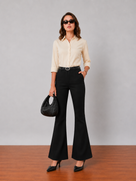 Frankie Bootcut Cotton Pants