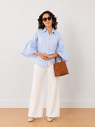 Erica Blue & White Stripes Stylish Formal Shirt