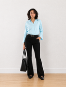Emery Sky Blue Cotton Formal Shirt