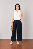 Ginger Linen Vest