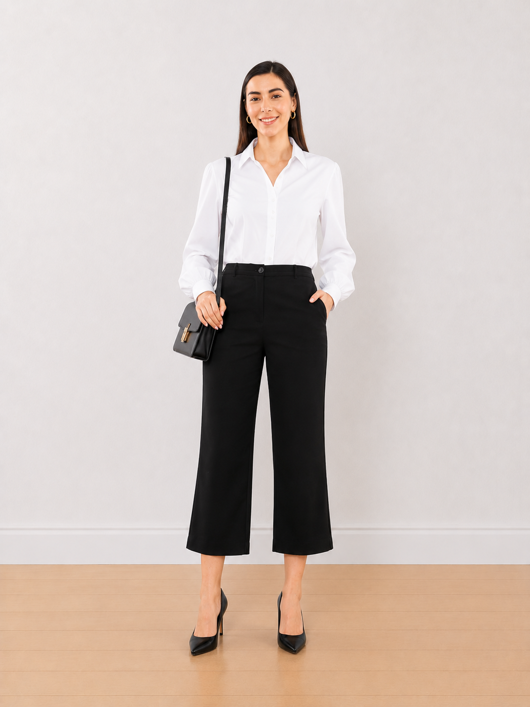 Bella Formal 3/4th Straight Pants