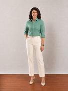 Dora Cotton Linen Formal Shirt