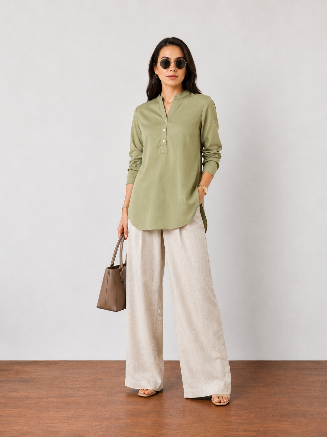 Gemini Linen Tunic Top