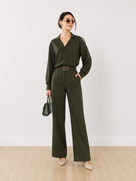 Durance Viscose Stylish Office Co-Ord Set