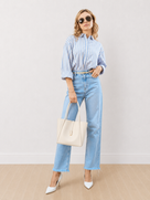 Darryl Striped Viscose Casual Shirt