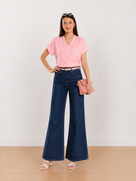 Chloe Pink Stylish Formal Top