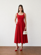 Genesis Cotton Midi Dress