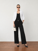 Faith Cropped Cotton Blazer