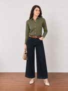 Dora Cotton Linen Formal Shirt