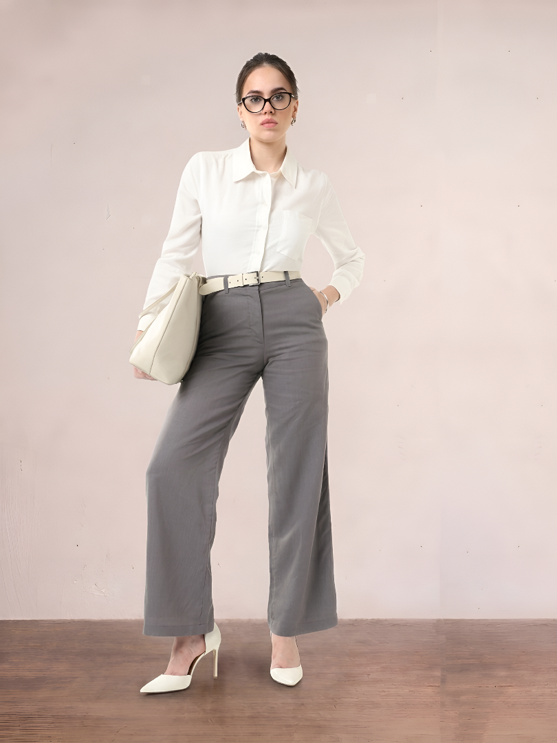 Gabriela Straight Linen Pants