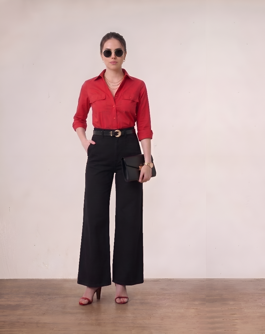 Gracy Cotton Utility Shirt