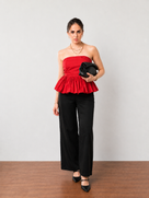 Gemma Cotton Strapless Top